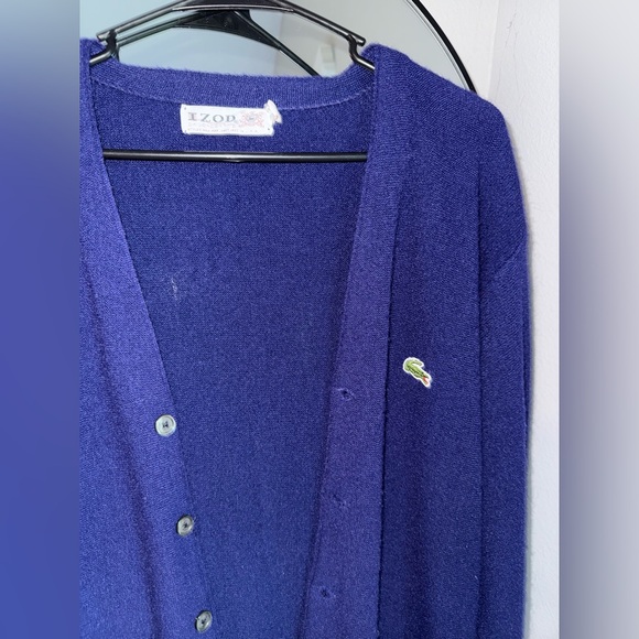 Vintage Izod of London Lacoste cardigan Men’s medium - Picture 6 of 6